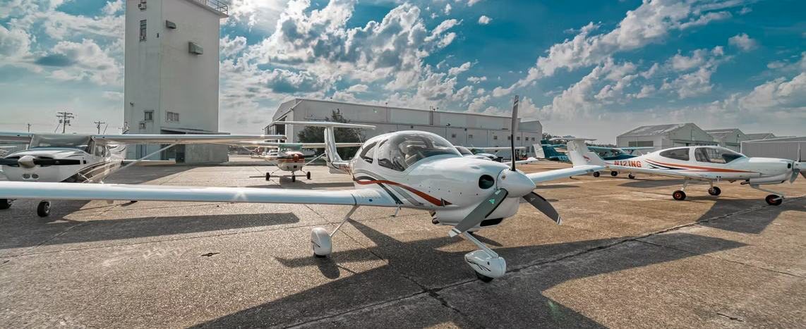 Flying High Again training fleet on the ramp